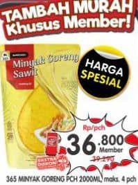 Promo Harga 365 Minyak Goreng 2000 ml - Superindo