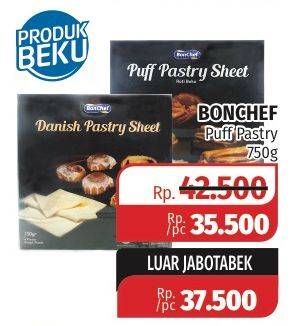 Promo Harga BONCHEF Puff Pastry Sheets 750 gr - Lotte Grosir