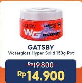 Promo Harga GATSBY Watergloss Hyper Solid 150 gr - Indomaret