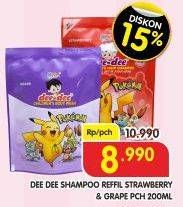 Promo Harga DEE DEE Kids Shampoo Strawberry, Grape 200 ml - Superindo