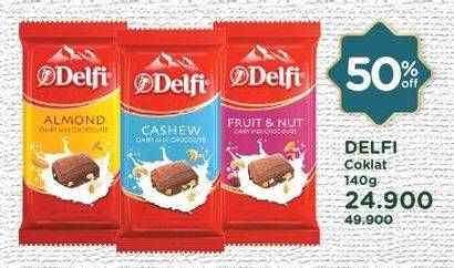 Promo Harga DELFI Chocolate 140 gr - Watsons
