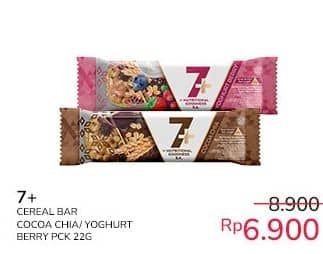 Promo Harga 7 Cereal Bar Cocoa Chia, Yoghurt Berry 22 gr - Indomaret