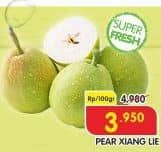 Pear Xiang Lie per 100 gr Diskon 20%, Harga Promo Rp3.950, Harga Normal Rp4.980