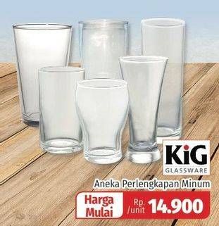 Promo Harga KIG Glassware Blown Tumbler All Variants  - Lotte Grosir