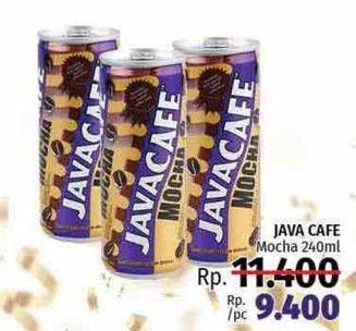 Promo Harga Java Cafe Minuman Latte 240 ml - LotteMart