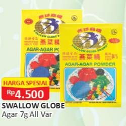 Promo Harga SWALLOW Lily Agar-Agar Powder All Variants 7 gr - Alfamart