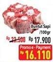 Promo Harga Oxtail Sapi per 100 gr - Hypermart