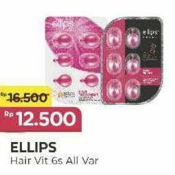 Promo Harga Ellips Hair Vitamin All Variants 6 pcs - Alfamart