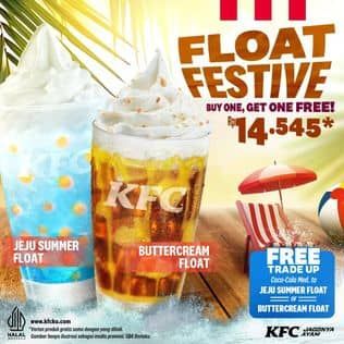 Promo Harga Float Festive Buy One Get One Free  - KFC