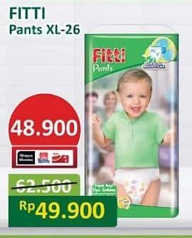 Promo Harga Fitti Pants XL26 26 pcs - Alfamart