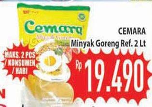 Promo Harga CEMARA Minyak Goreng 2 ltr - Hypermart