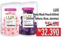 Promo Harga LUX Botanicals Body Wash Magical Orchid, Sakura Bloom, Soft Rose, Velvet Jasmine 850 ml - Hypermart