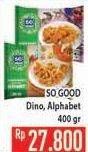 Promo Harga So Good Chicken Nugget Dino/ Alphabet  - Hypermart