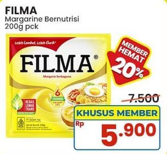 Promo Harga Filma Margarin 200 gr - Indomaret