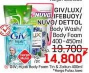 Harga GIV/LUX/Lifebuoy/Nuvo/Dettol Body Wash