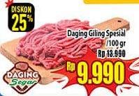 Promo Harga Daging Giling Sapi Spesial per 100 gr - Hypermart