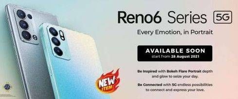 Promo Harga OPPO Reno 6 5G  - Erafone