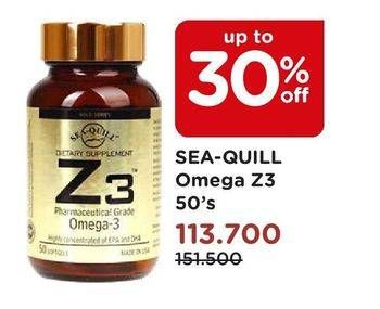 Promo Harga SEA QUILL Omega Z3 50 pcs - Watsons
