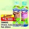 Promo Harga Tango Drink Velluto Italian Chocolate, Berry Dremmio Dreamy Strawberry 250 ml - Alfamart