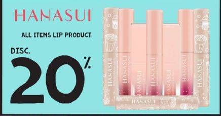 Promo Harga Hanasui Lip Product  - Guardian