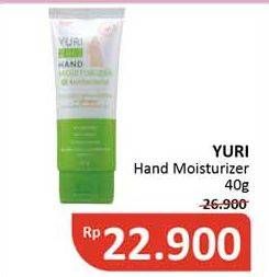Promo Harga YURI 2 in 1 Hand Moisturizer Anti Bacterial 40 gr - Alfamidi
