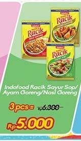 Promo Harga Indofood Bumbu Racik Sayur Sop, Ayam Goreng, Nasi Goreng 20 gr - Indomaret