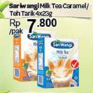 Promo Harga Sariwangi Milk Tea Caramel / Teh Tarik  - Carrefour