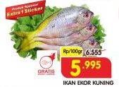 Promo Harga Ikan Ekor Kuning per 100 gr - Superindo