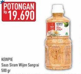Promo Harga Kewpie Saus Siram Wijen Sangrai 500 ml - Hypermart