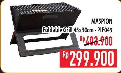 Promo Harga Maspion Foldable Grill 45x30cm  - Hypermart