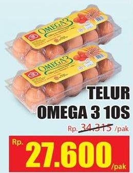 Promo Harga Omega 3 Telur Ayam 10 pcs - Hari Hari