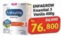 Promo Harga Enfagrow Essential 3 Susu Formula Vanila 400 gr - Alfamidi