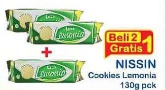 Promo Harga Nissin Cookies Lemonia Lemon 130 gr - Indomaret