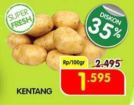 Promo Harga Kentang per 100 gr - Superindo