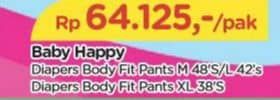 Promo Harga Baby Happy Body Fit Pants XL38 38 pcs - TIP TOP