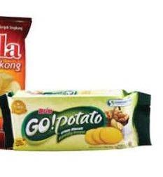 Promo Harga SIANTAR TOP GO Potato Biskuit Kentang Original 60 gr - Carrefour