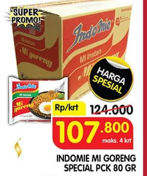 Promo Harga Indomie Mi Goreng Spesial per 40 pcs 85 gr - Superindo