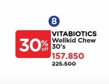 Promo Harga Vitabiotics Wellkid Chewable  - Watsons