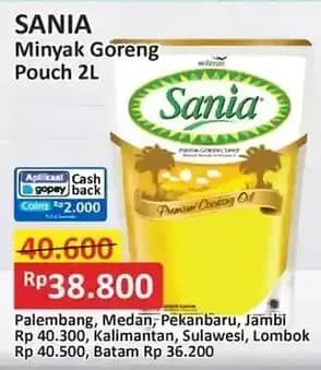 Promo Harga Sania Minyak Goreng 2000 ml - Alfamart