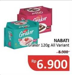 Promo Harga NABATI Graker Graham Crackers All Variants 120 gr - Alfamidi