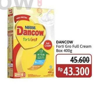 Promo Harga Dancow FortiGro Susu Bubuk Full Cream 400 gr - Alfamidi