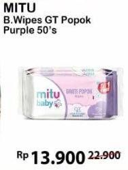 Promo Harga MITU Baby Wipes Purple 50 pcs - Alfamart