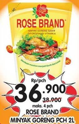 Promo Harga Rose Brand Minyak Goreng 2000 ml - Superindo