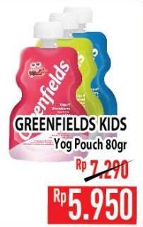 Promo Harga GREENFIELDS Yogurt Squeeze 80 gr - Hypermart