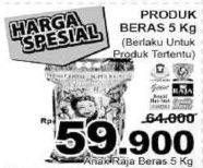 Promo Harga Anak Raja Beras 5 kg - Giant