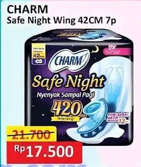 Promo Harga Charm Safe Night Gathers 42cm 7 pcs - Alfamart