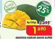 Promo Harga Mangga Harum Manis Super per 100 gr - Superindo