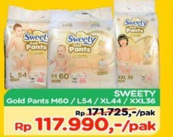 Promo Harga Sweety Gold Pants M60, L54, XL44, XXL36  - TIP TOP