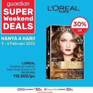 Promo Harga LOREAL Excellence Fashion 6.13 Golden Nude Brown  - Guardian