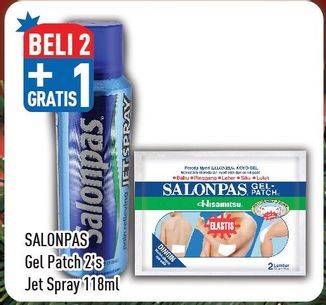 Promo Harga SALONPAS Gel Patch/Jet Spray  - Hypermart